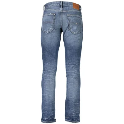 Blue Cotton Jeans & Pant