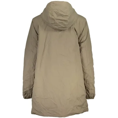 Beige Polyester Jackets & Coat