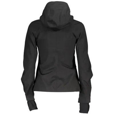 Black Polyester Jackets & Coat
