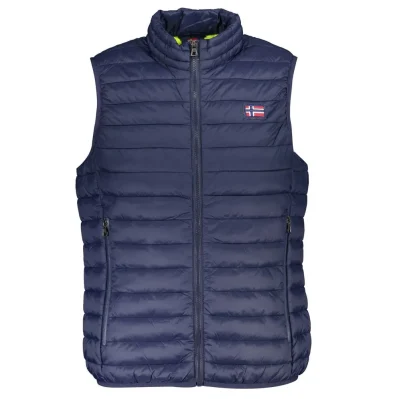 Blue Polyester Jacket