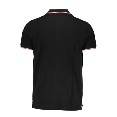 Black Cotton Polo Shirt