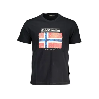 Black Cotton T-Shirt