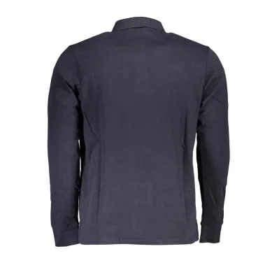Blue Cotton Polo Shirt