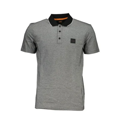 Black Cotton Polo Shirt