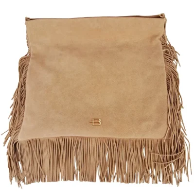 Beige Calfskin Crossbody Bag