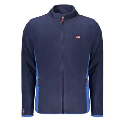 Blue Polyester Sweater