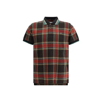 heck-pattern Polo Shirt