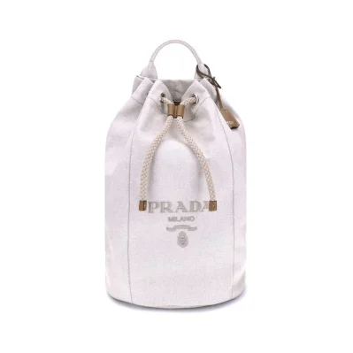 Linen Bucket Bag