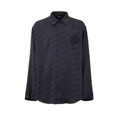 Gray Viscose Shirt