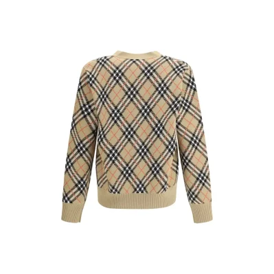 Archive Check wool Cardigan