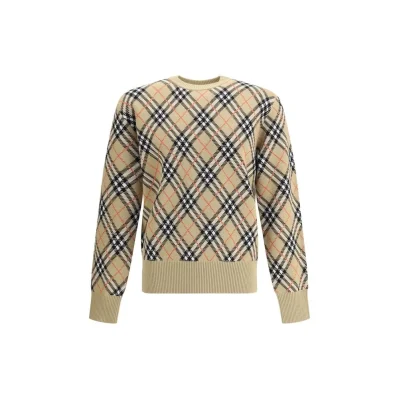 Archive Check wool Sweate