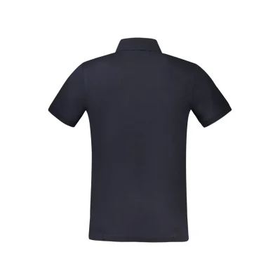 Blue Cotton Polo Shirt