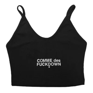 Black Cotton Tops & T-Shirt