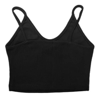 Black Cotton Tops & T-Shirt