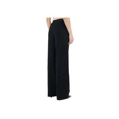 Black Polyester Jeans & Pant