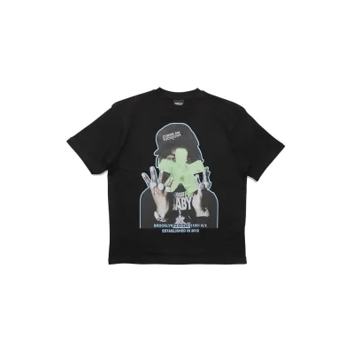Black Cotton T-Shirt
