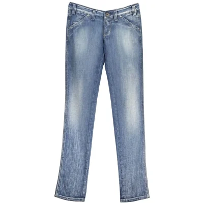 Blue Cotton Jeans & Pant