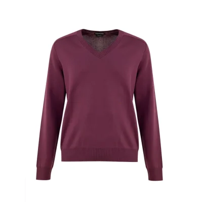 Purple Silk Sweater