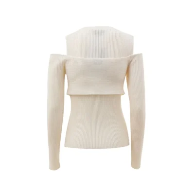 White Wool T-Shirt