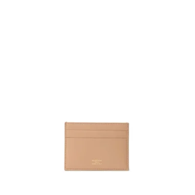 Beige Leather Skirt