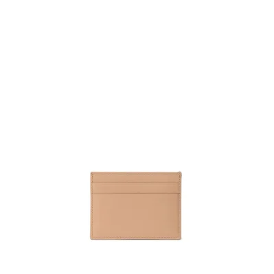 Beige Leather Skirt