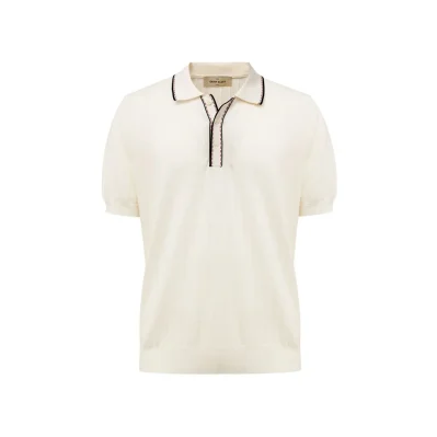 White Cotton Polo Shirt