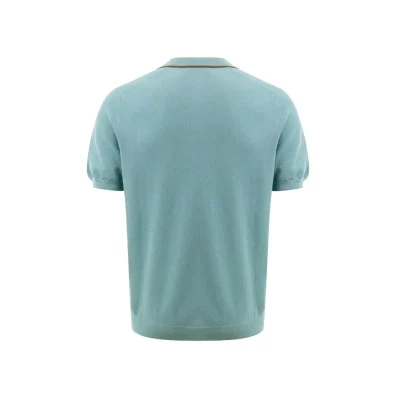 Green Cotton Polo Shirt