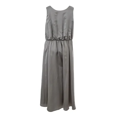 Gray Silk Long