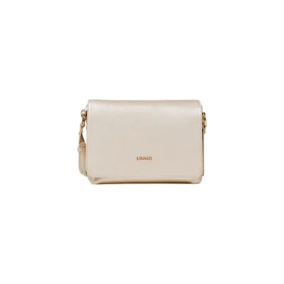Gold Artificial Leather Handbag