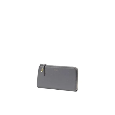 Gray Leather Wallet