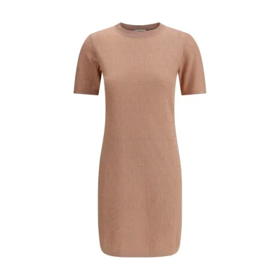 FF pattern midi Dress