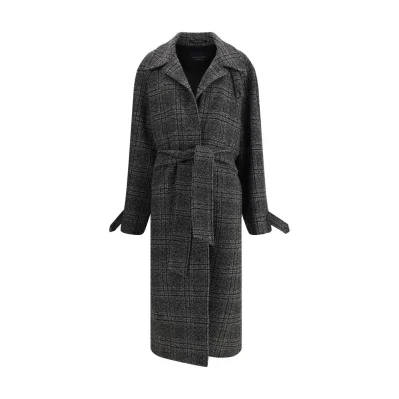 Check long Coat