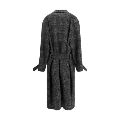 Check long Coat