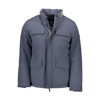 Blue Polyester Jacket