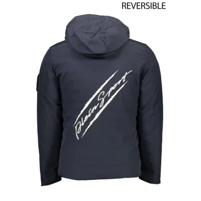 Blue Polyester Jacket
