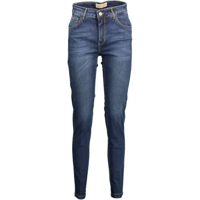 Blue Cotton Jeans & Pant