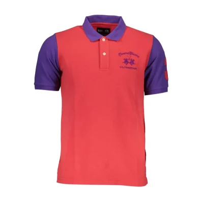Red Cotton Polo Shirt