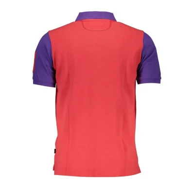 Red Cotton Polo Shirt