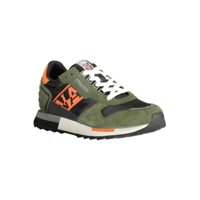 Green Polyester Sneaker