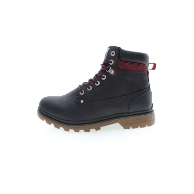 Blue Polyester Boot