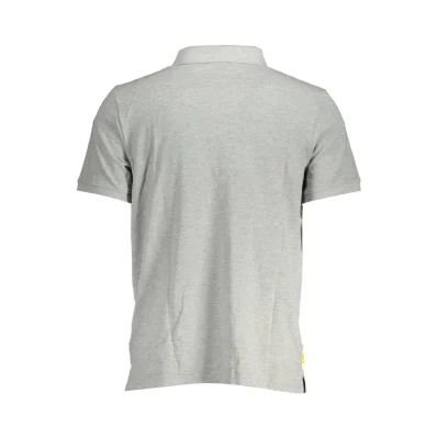 Gray Cotton Polo Shirt