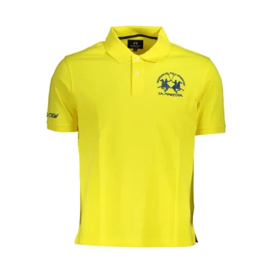 Yellow Cotton Polo Shirt