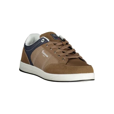 Brown Polyester Sneaker