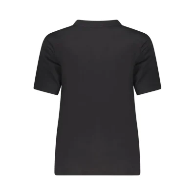 Black Cotton Tops & T-Shirt