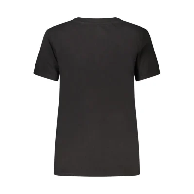 Black Cotton Tops & T-Shirt