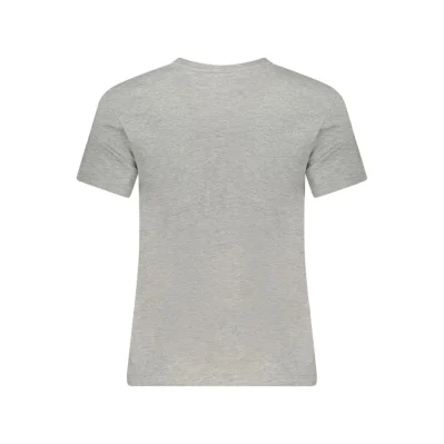 Gray Cotton Tops & T-Shirt