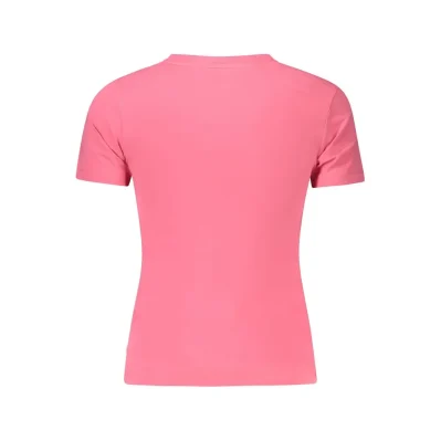 Pink Cotton Tops & T-Shirt