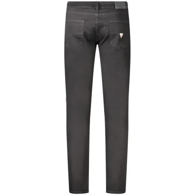 Black Cotton Jeans & Pant