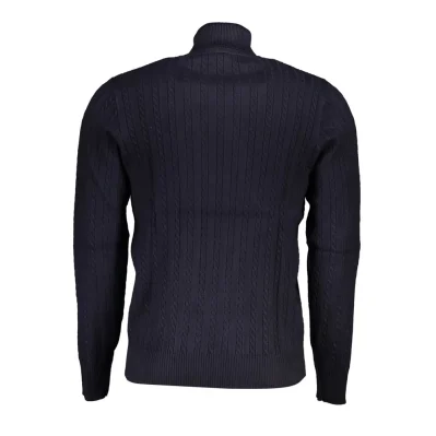 Blue Nylon Sweater