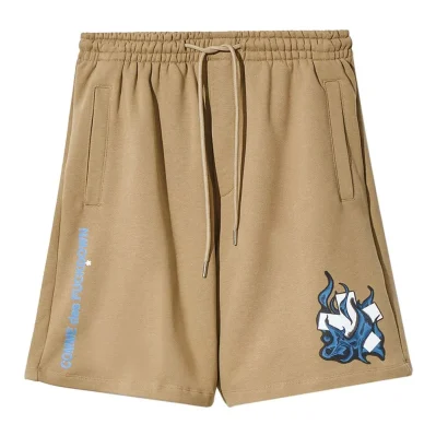 Brown Cotton Short